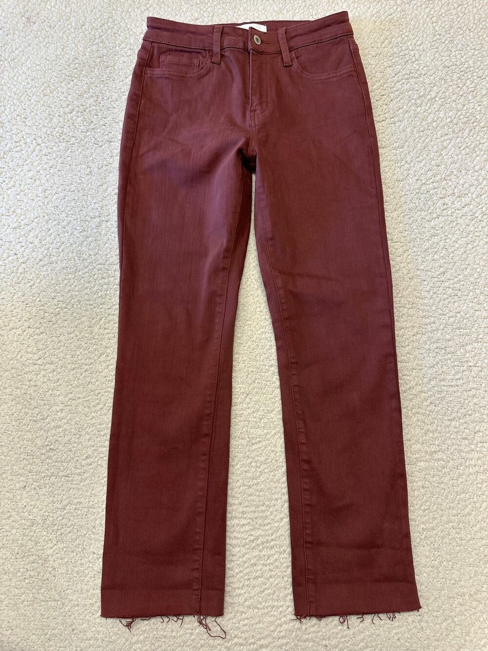 Vervet Womens Straight Leg Jeans Size 26